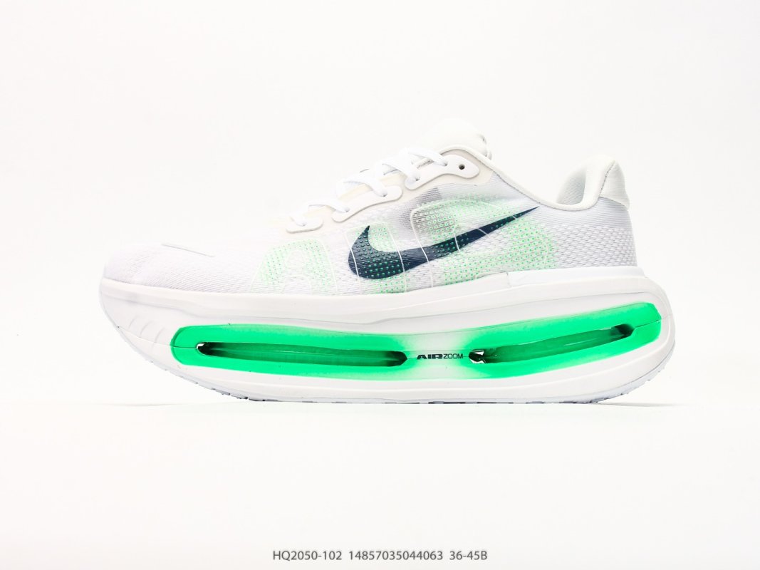 Nike Vomero Premium White Neon Green ReactX Running Shoe