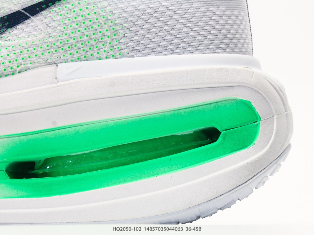 Nike Vomero Premium White Neon Green ReactX Running Shoe view