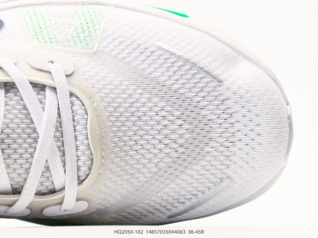Nike Vomero Premium White Neon Green ReactX Running Shoe view