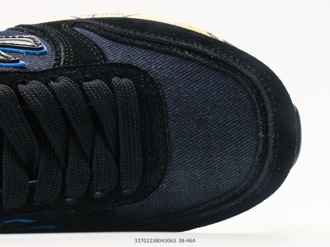 Premiata Mick Navy Blue Cream Contrast Casual Sneaker view