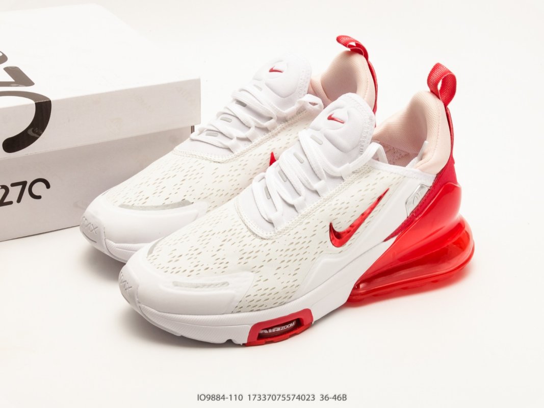 Nike Air Max 270 Premium White Platinum Replica Sneakers view