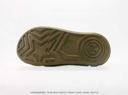 Bape Ape Head EVA Slides Olive Green view 5