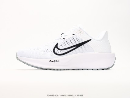 Nike Quest 6 White Black Mesh Running Shoe