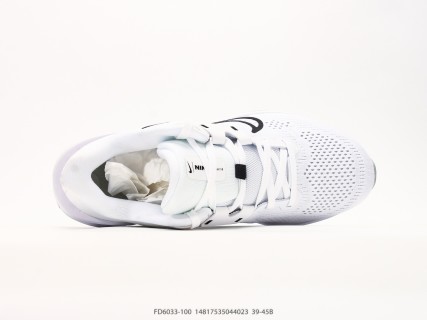 Nike Quest 6 White Black Mesh Running Shoe view 3