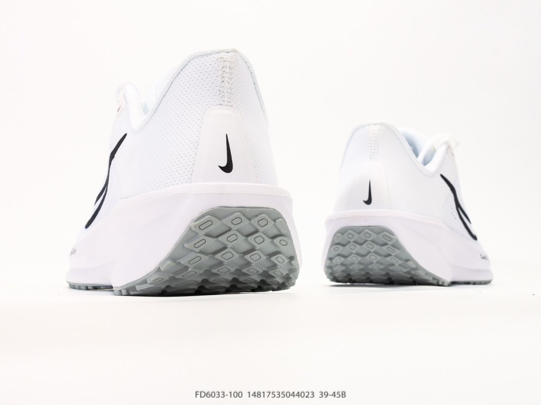 Nike Quest 6 White Black Mesh Running Shoe view