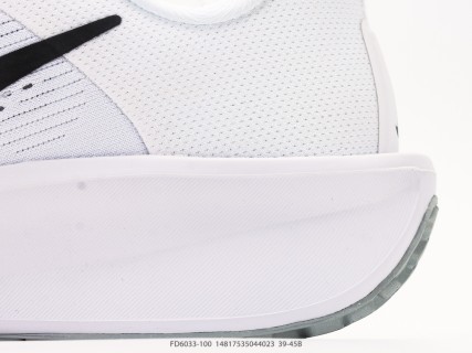 Nike Quest 6 White Black Mesh Running Shoe view 7