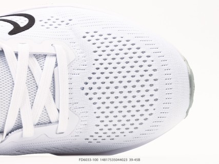 Nike Quest 6 White Black Mesh Running Shoe view 8