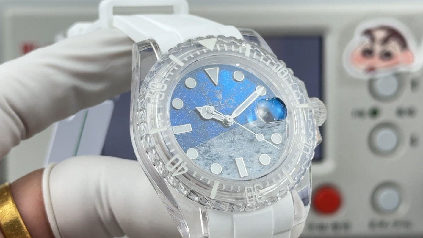 Rolex GMT-Master II Phantom Lab Crystal Ice Blue Dial 40mm UA Replica Watch