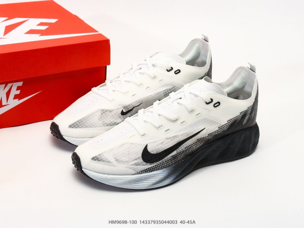 Nike Zoom Fly White Black Running Shoe HM9698-100 view