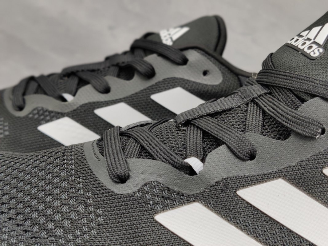 Adidas Solar Glide 5 Boost Black White Running Shoe view
