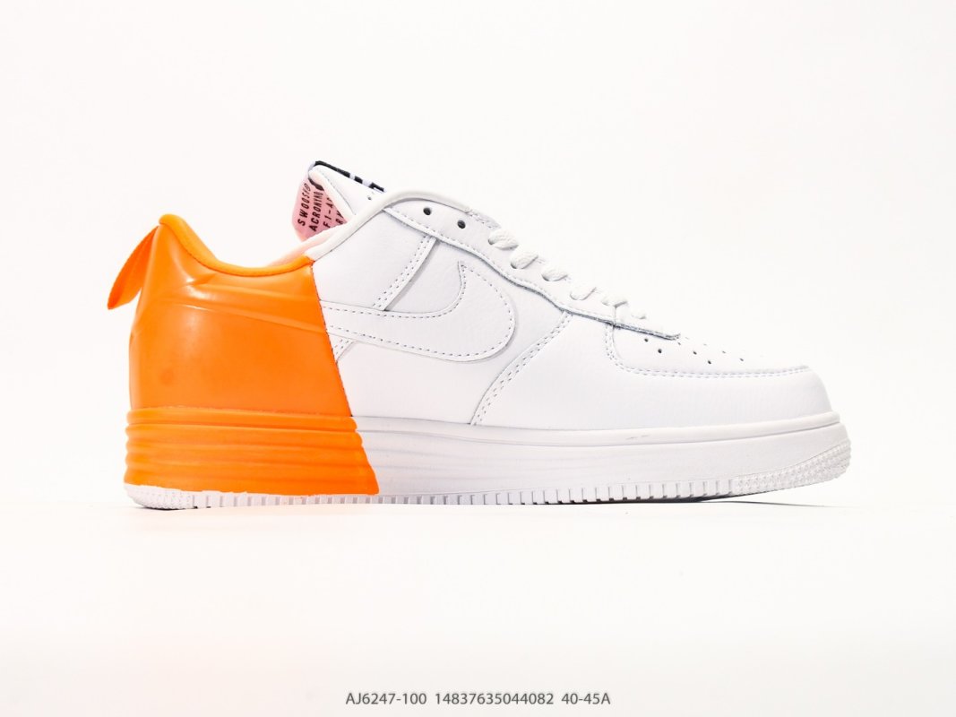 Nike Lunar Force 1 Acronym White Black Zip view