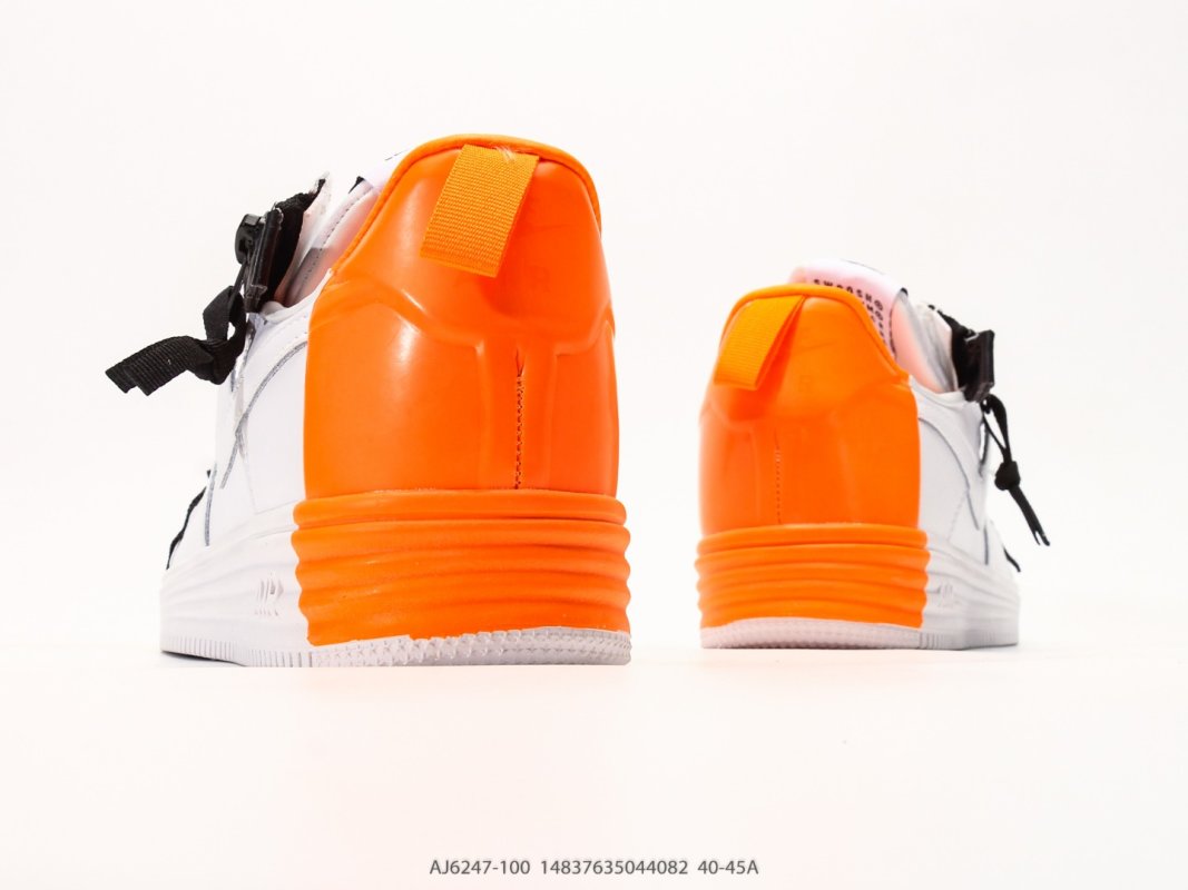 Nike Lunar Force 1 Acronym White Black Zip view