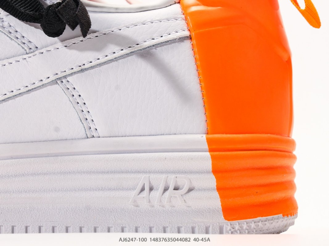 Nike Lunar Force 1 Acronym White Black Zip view