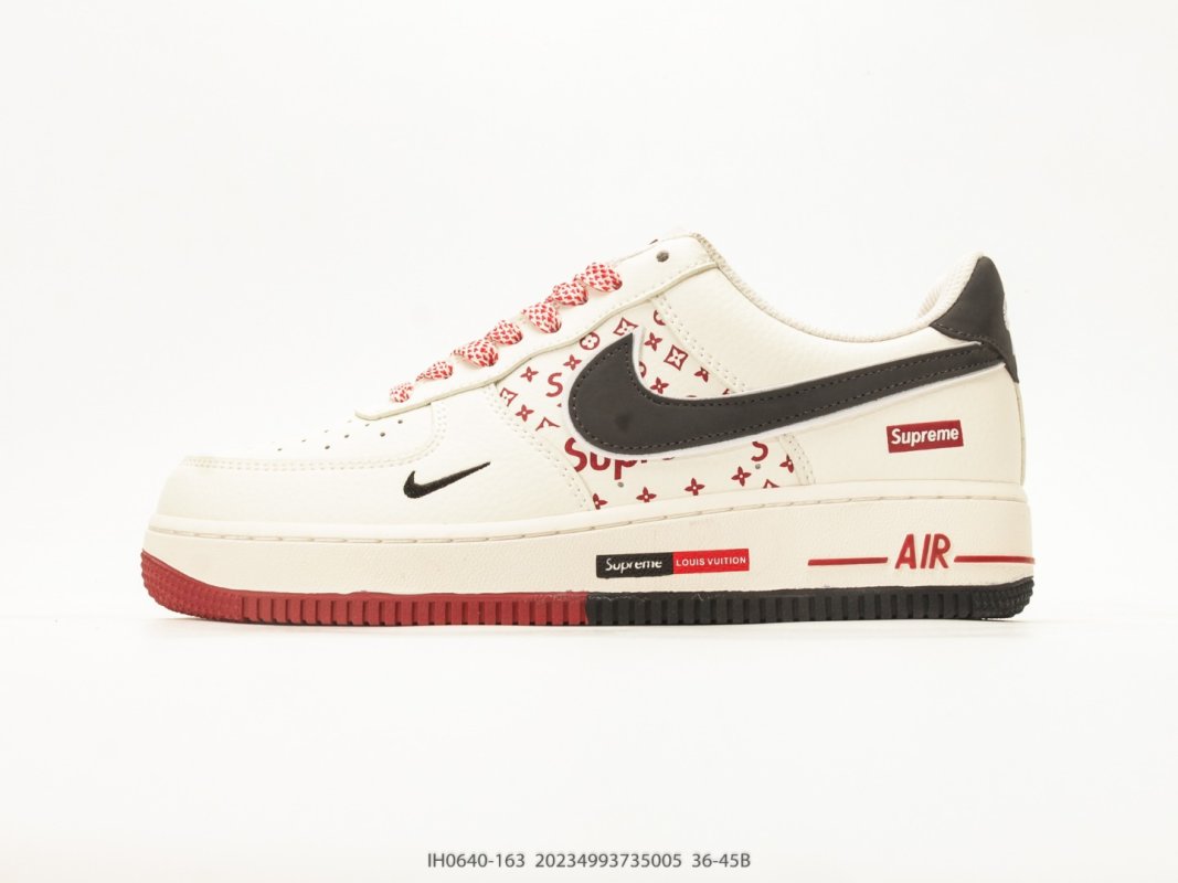 Nike Air Force 1 Low Cream Navy Collaboration Replica view