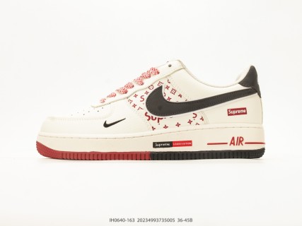 Nike Air Force 1 Low Cream Navy Collaboration Replica view 4