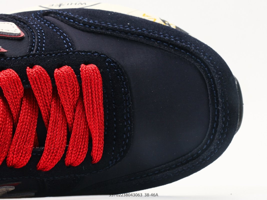 Premiata Mick Navy Cream Red Colorblock Sneaker view