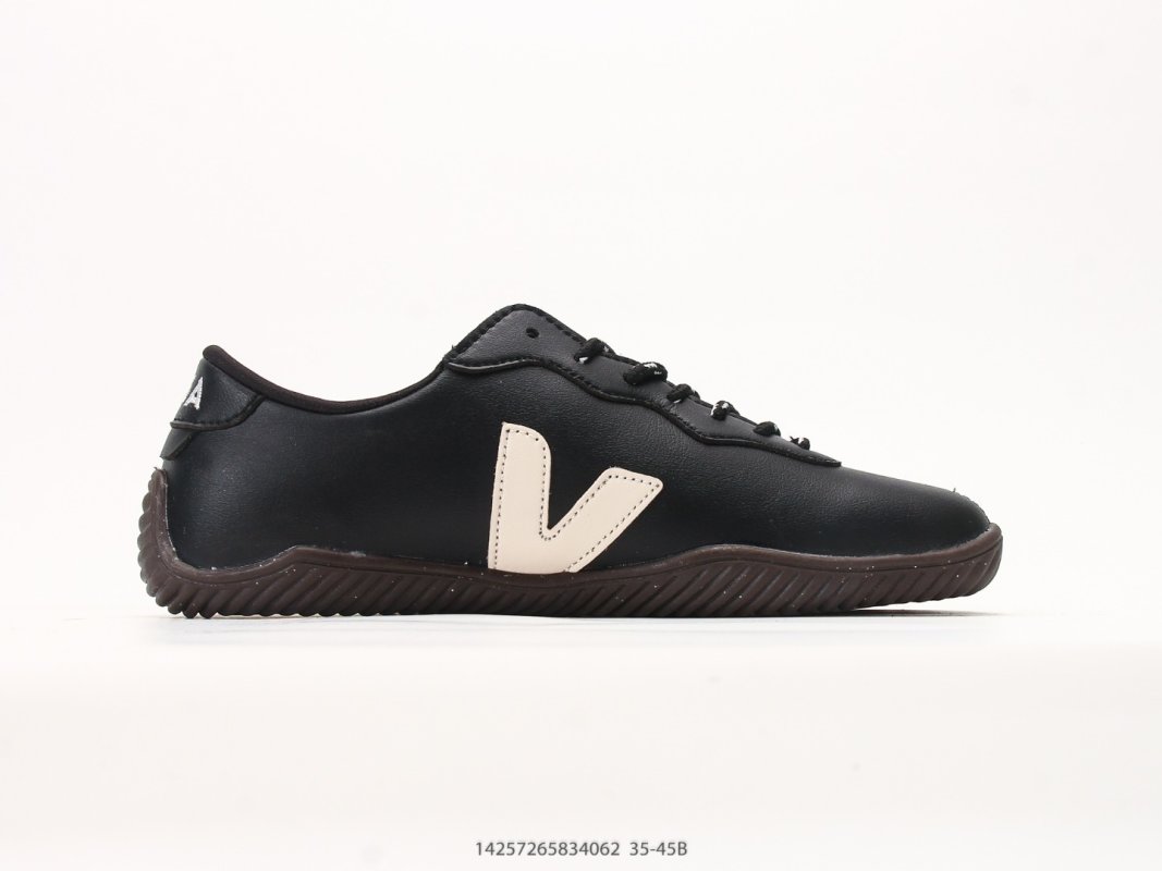 Veja V-10 BaseRange Collaboration Black Cream Low Top Sneaker view