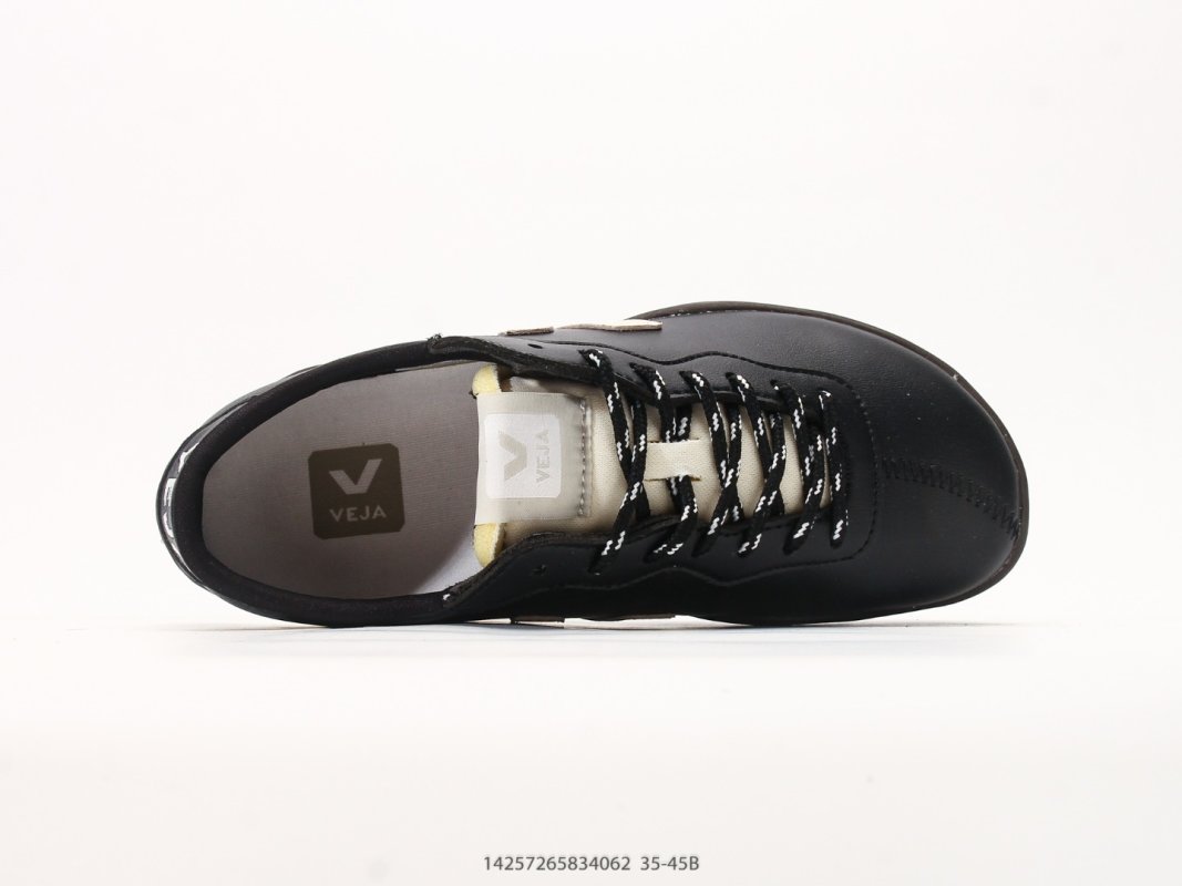 Veja V-10 BaseRange Collaboration Black Cream Low Top Sneaker view