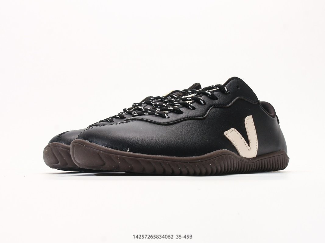 Veja V-10 BaseRange Collaboration Black Cream Low Top Sneaker view