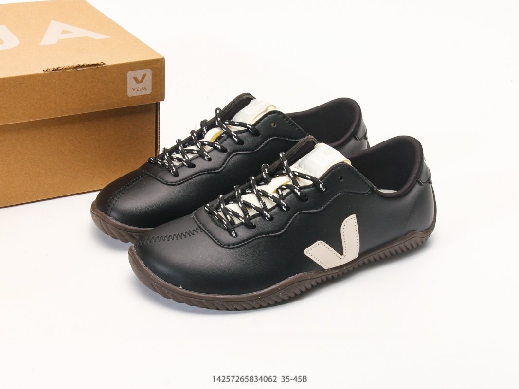 Veja V-10 BaseRange Collaboration Black Cream Low Top Sneaker view