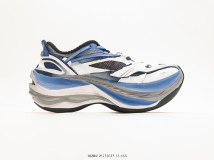 Balenciaga Jet Low Top Dad Shoe Blue White Black view 2