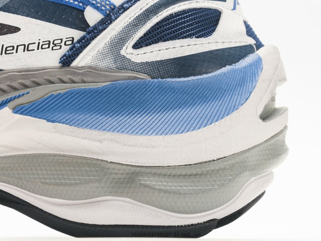 Balenciaga Jet Low Top Dad Shoe Blue White Black view