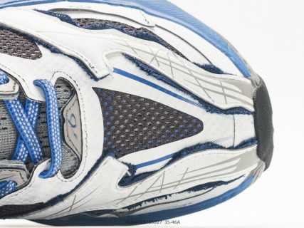 Balenciaga Jet Low Top Dad Shoe Blue White Black view 8