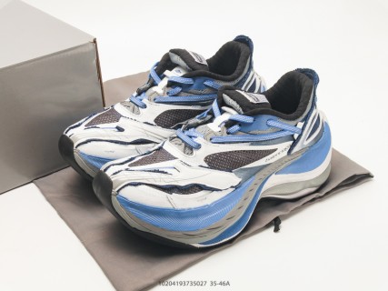 Balenciaga Jet Low Top Dad Shoe Blue White Black view 9