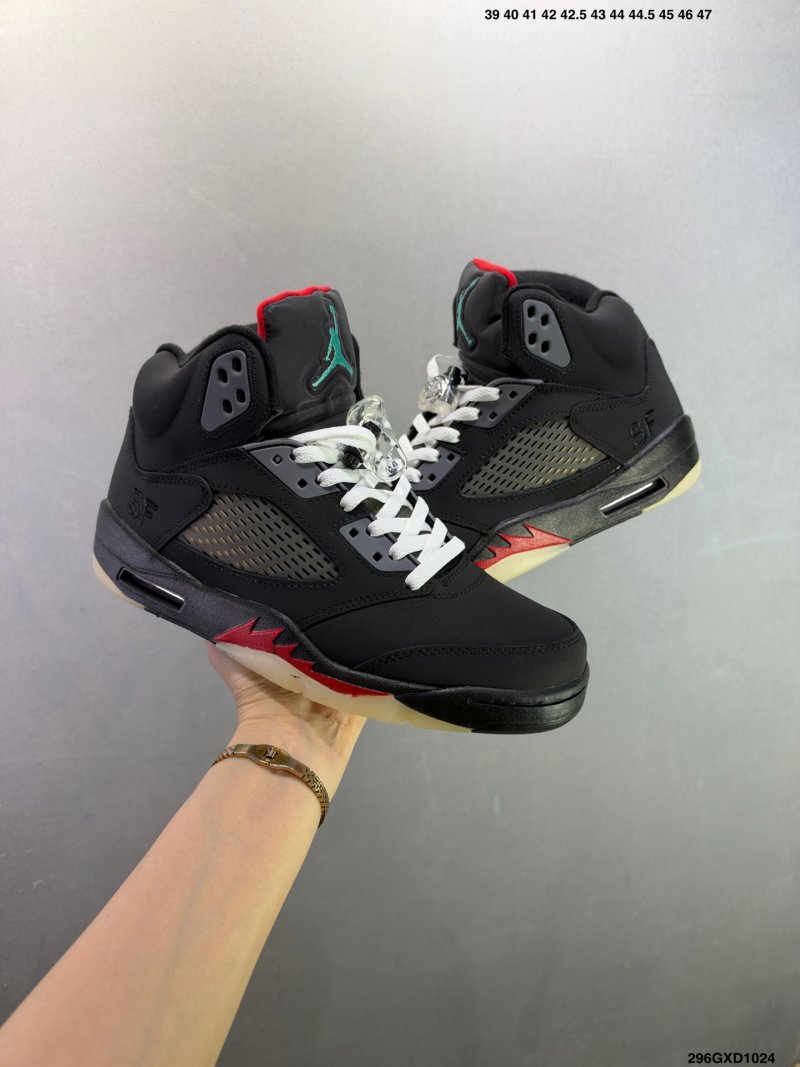 Jordan Air Jordan 5 Retro High Black Infrared Red view