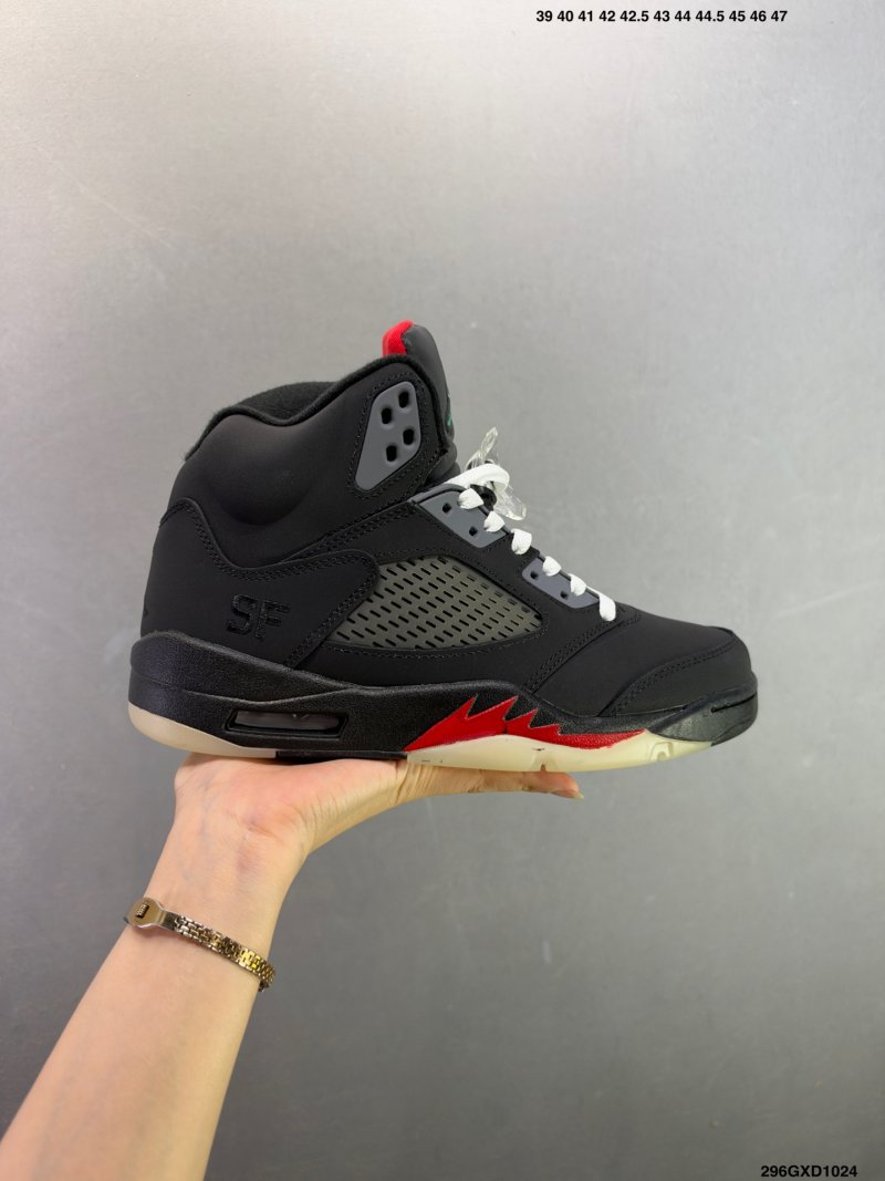 Jordan Air Jordan 5 Retro High Black Infrared Red view