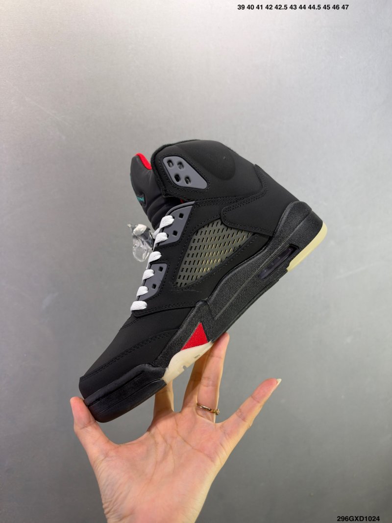 Jordan Air Jordan 5 Retro High Black Infrared Red view