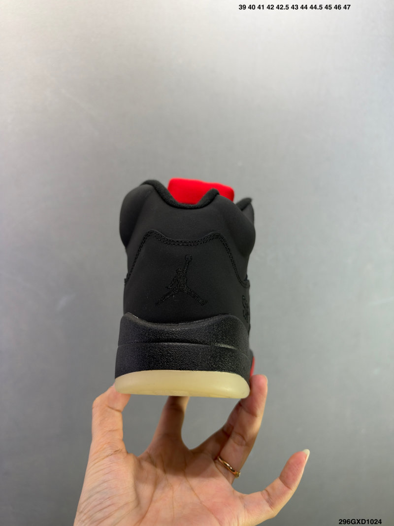 Jordan Air Jordan 5 Retro High Black Infrared Red view