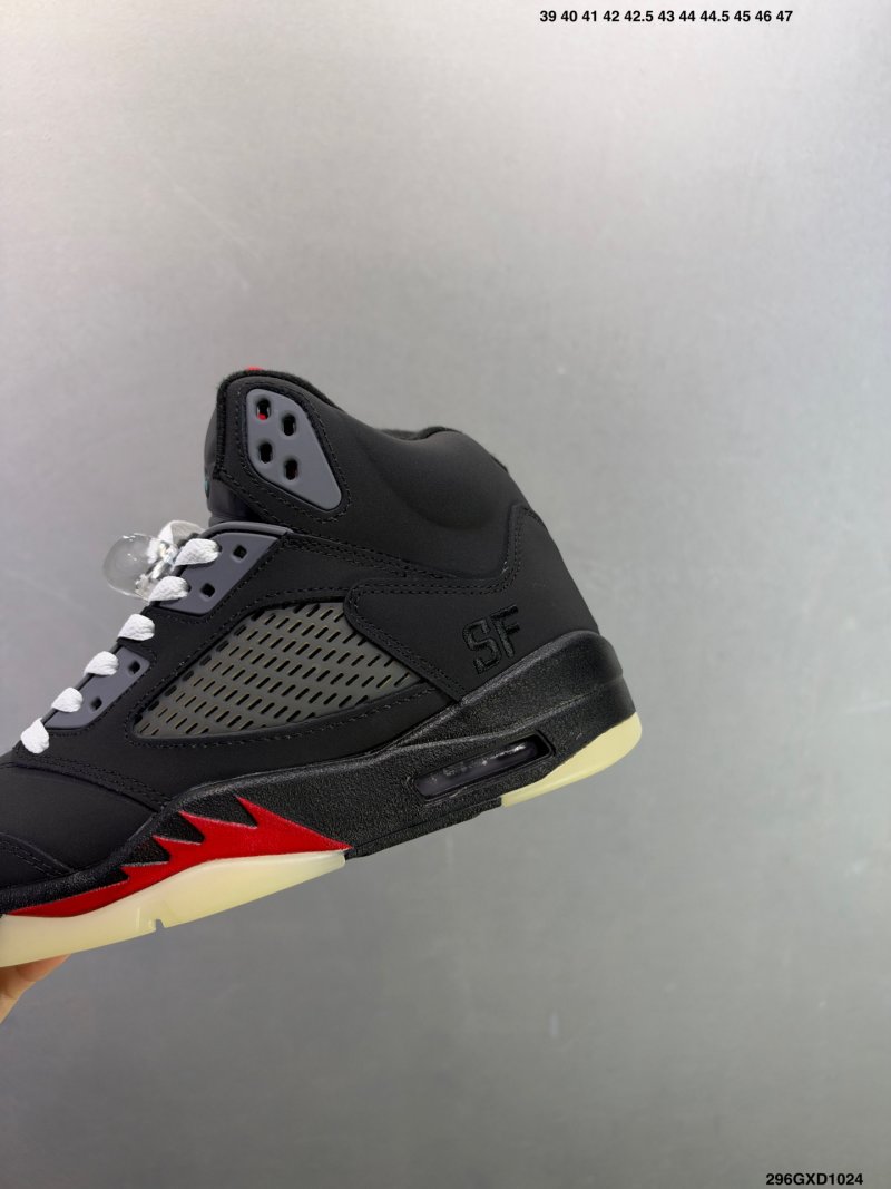 Jordan Air Jordan 5 Retro High Black Infrared Red view