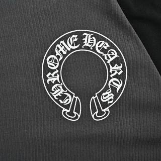 Chrome Hearts Horseshoe Long Sleeve Raglan Tee Charcoal Black view 8