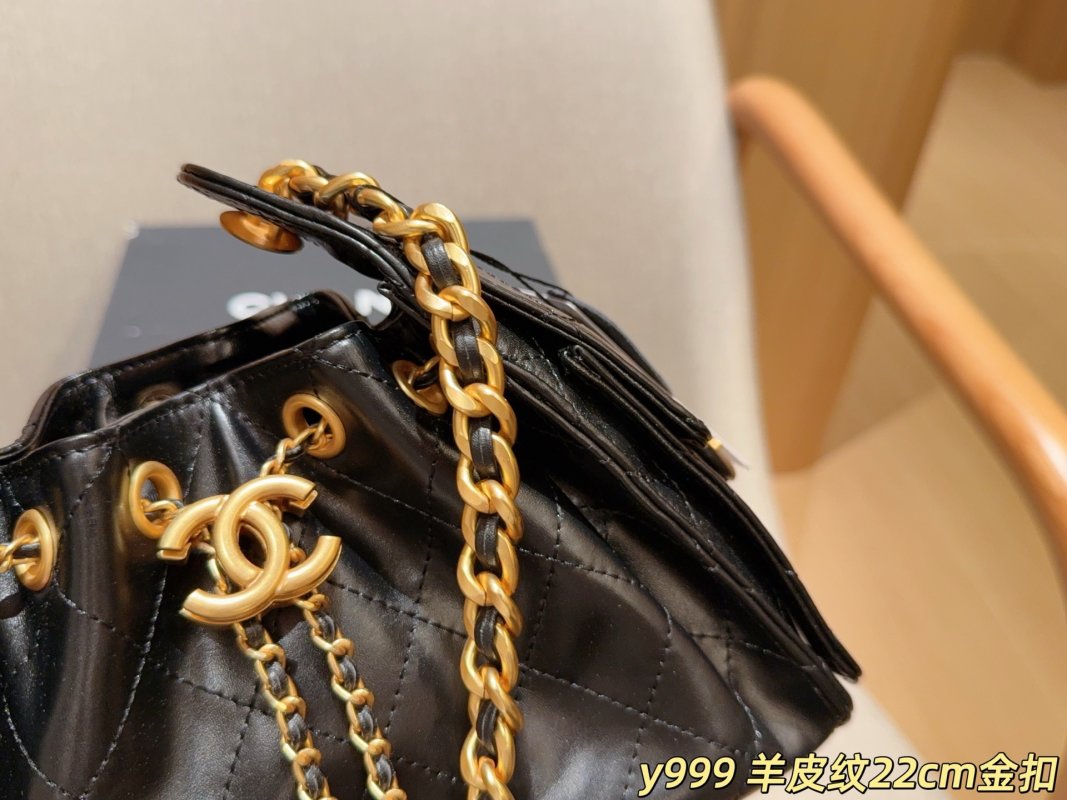Chanel 25C Mini Black Quilted Hobo Bag UA Replica view