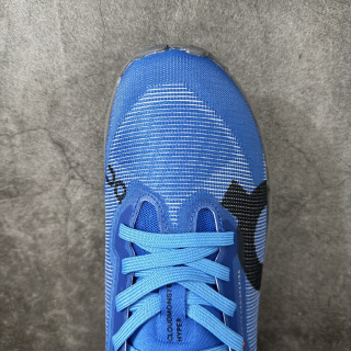 On Cloudmonster 3 Hyper Blue White Running Shoe view 6
