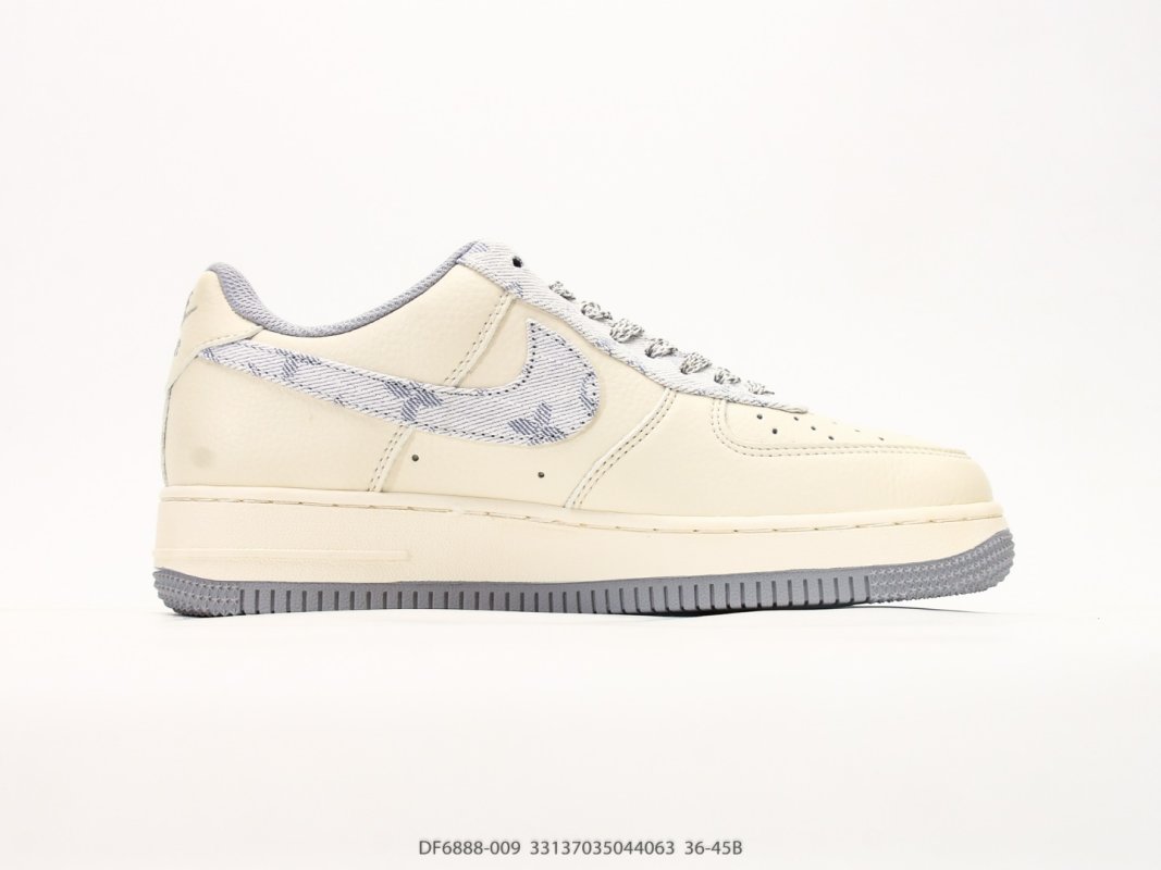 Nike Air Force 1 '07 LV8 Cream Grey Low Top Sneaker view