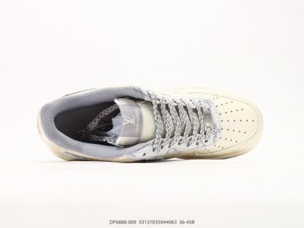 Nike Air Force 1 '07 LV8 Cream Grey Low Top Sneaker view 3