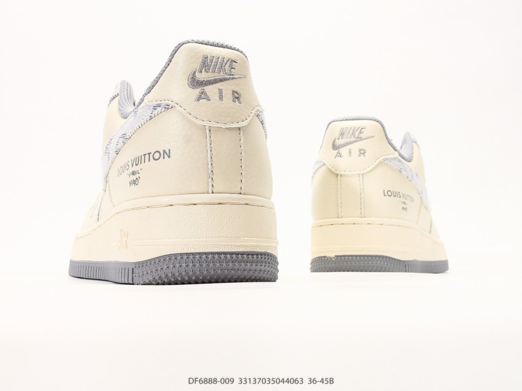 Nike Air Force 1 '07 LV8 Cream Grey Low Top Sneaker view
