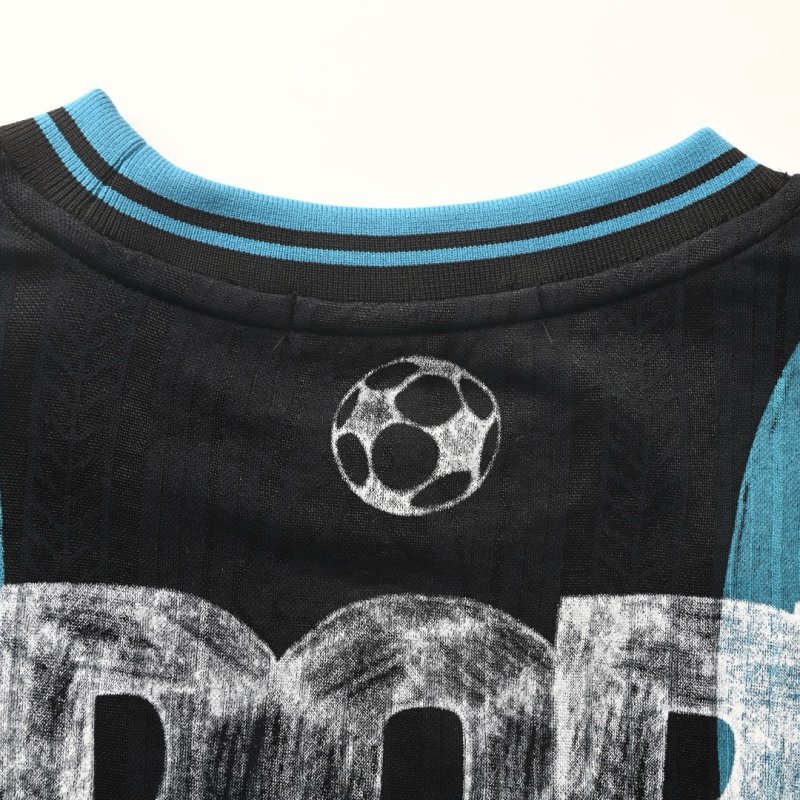 Acne Studios World Cup Football Graphic Long Sleeve T-Shirt Black view