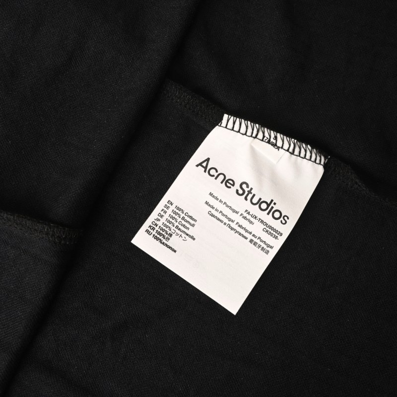 Acne Studios World Cup Football Graphic Long Sleeve T-Shirt Black view