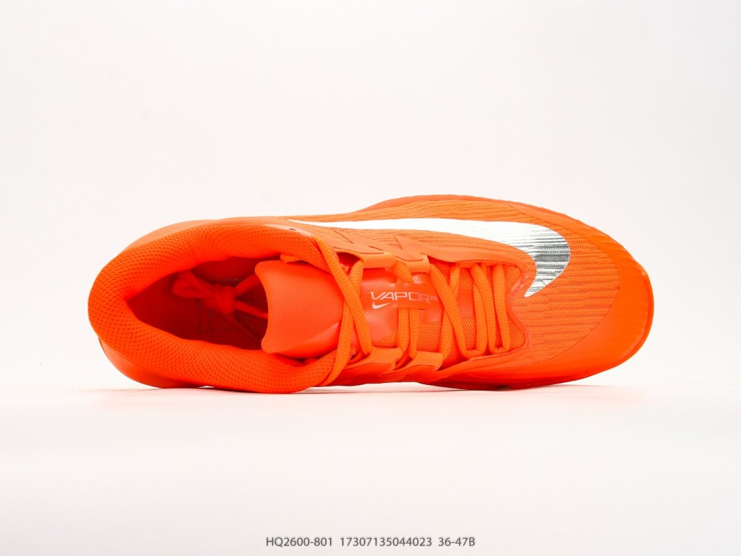 Nike Zoom Vapor Pro 3 HC Tennis Shoe Orange White view