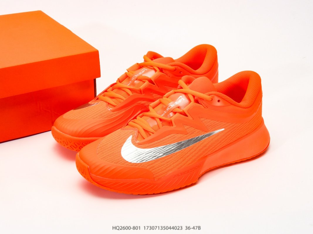 Nike Zoom Vapor Pro 3 HC Tennis Shoe Orange White view