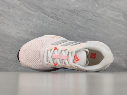 Adidas Solar Glide 5 Pink Grey Orange Running Shoe view 3