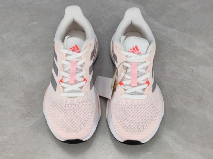 Adidas Solar Glide 5 Pink Grey Orange Running Shoe view 6