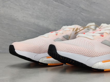 Adidas Solar Glide 5 Pink Grey Orange Running Shoe view 8