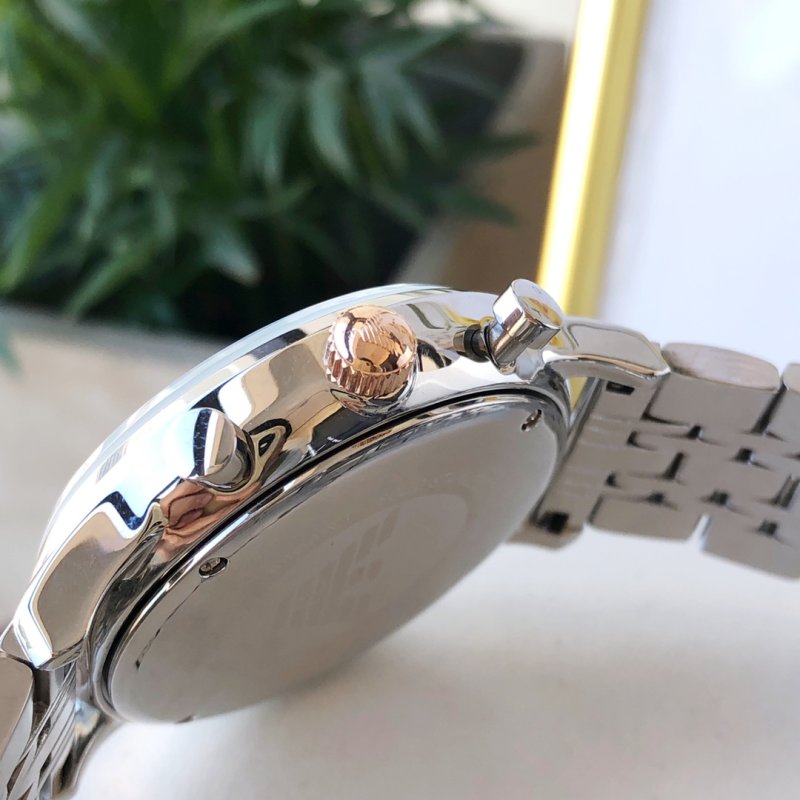 Armani AR0399 Steel Quartz Watch Silver view