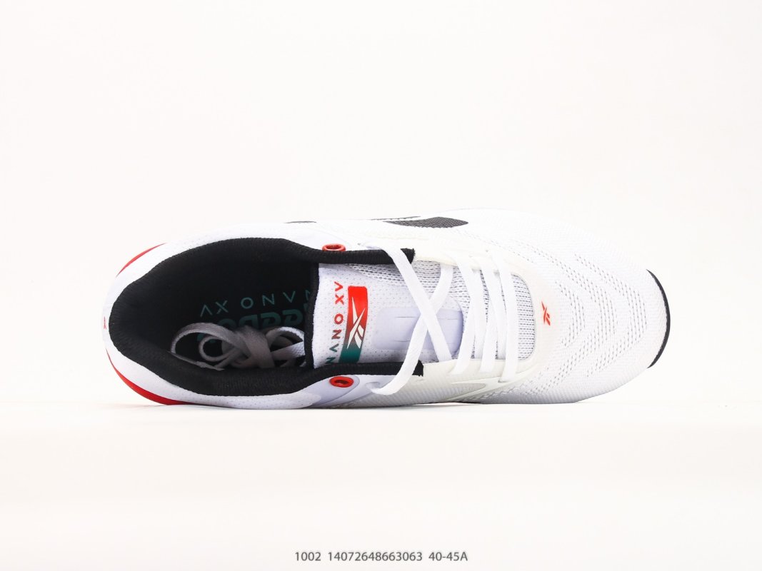 Reebok Nano X5 White Black Red Cyan UA Replica view