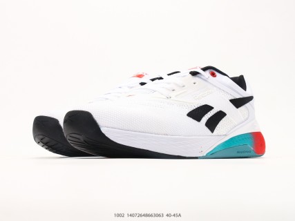 Reebok Nano X5 White Black Red Cyan UA Replica view 5
