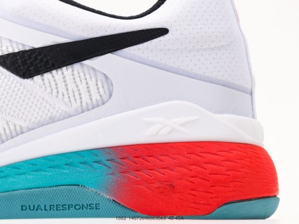 Reebok Nano X5 White Black Red Cyan UA Replica view 7